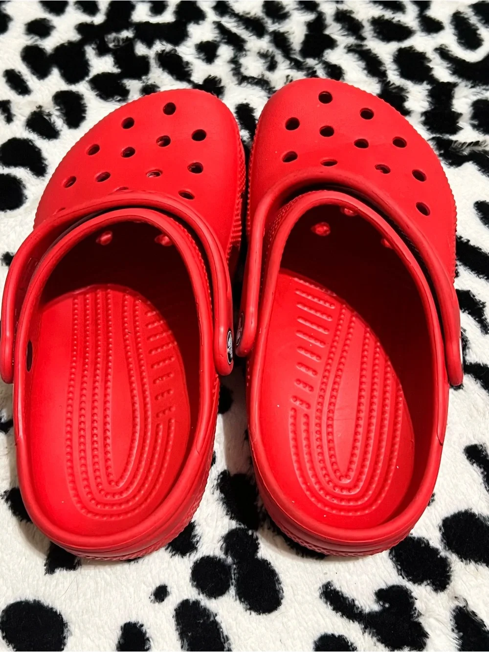 New Kids Red Crocs - US J3
